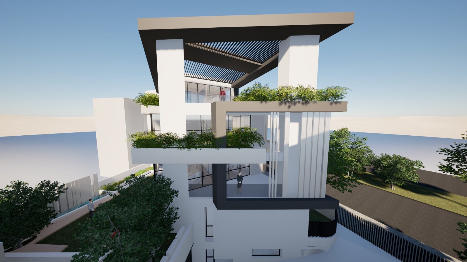 Architectural visualisation of Papanikoli 118