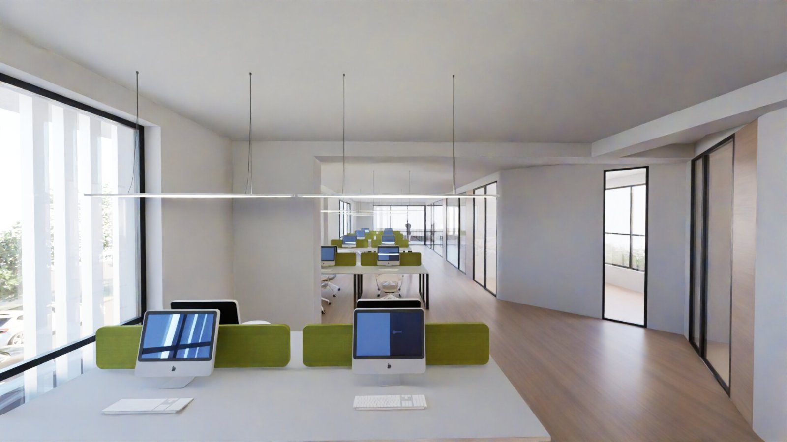 Office interior visualisation