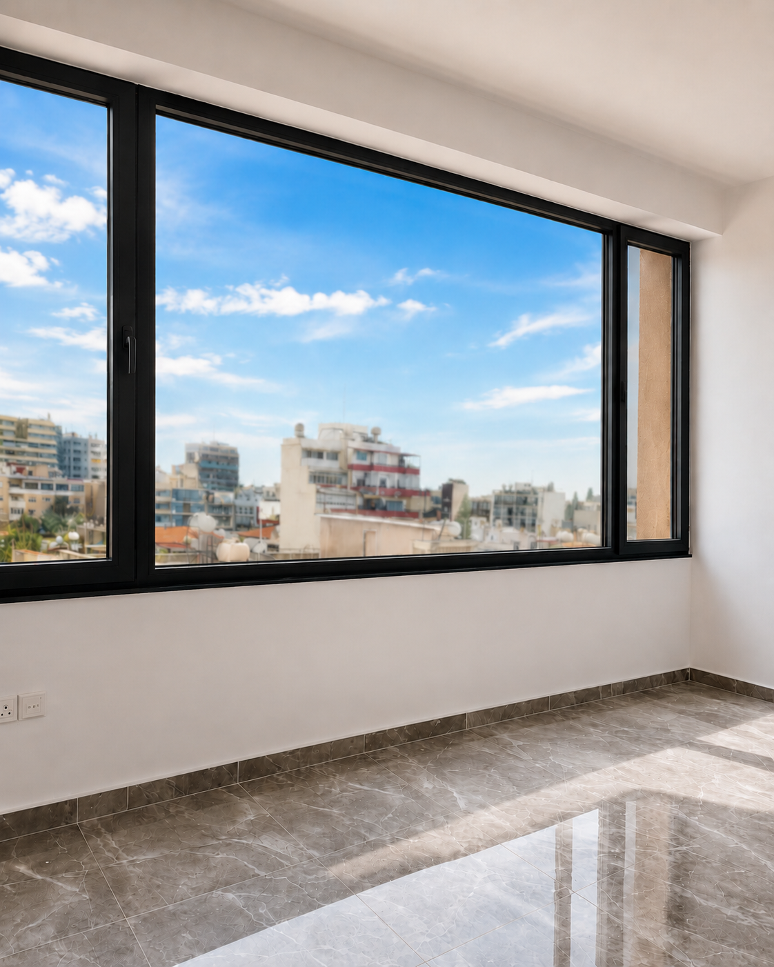 Renovated empty office interior